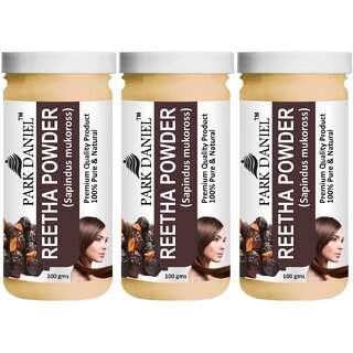 Park Daniel Premium Reetha Powder - For Silky & Smooth Hairs - Pack of 3, 300gm (3*100gml) Park Daniel Premium Reetha Powder - For Silky & Smooth Hairs - Pack of 3, 300gm (3*100gml)