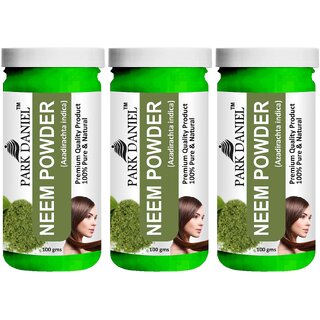                       Park Daniel Premium Neem Powder- For Skin and Hair - Pack of 3, 300gm (3*100gml)                                              