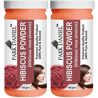 Park Daniel Premium Hibiscus Powder - For Face Pack & Hair Growth - Pack of 2, 200gm (2*100gml) Park Daniel Premium Hibiscus Powder - For Face Pack & Hair Growth - Pack of 2, 200gm (2*100gml)