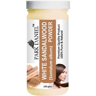                       Park Daniel Premium White Sandalwood Powder - For Face pack, Face Masks (100 gms)                                              