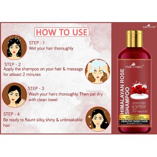 Park Daniel 100% Natural Rose Shampoo-For Healthy and Shiny Hair Combo Pack 3 Bottle of 100 ml(300 ml) Park Daniel 100% Natural Rose Shampoo-For Healthy and Shiny Hair Combo Pack 3 Bottle of 100 ml(300 ml)