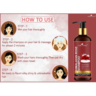 Park Daniel 100% Natural Rose Shampoo -For Healthy and Shiny Hair Combo Pack 2 Bottle of 200 ml(400 ml) Park Daniel 100% Natural Rose Shampoo -For Healthy and Shiny Hair Combo Pack 2 Bottle of 200 ml(400 ml)