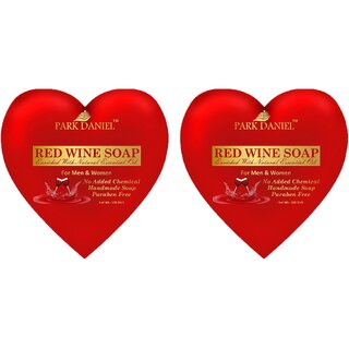                       Park Daniel Red Wine Bathing Soap Bar-2 Soap 100 gms(200 gms)                                              