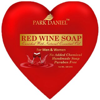                       Park Daniel Red Wine Bathing Soap Bar-(100 gms)                                              