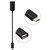 Micro USB OTG Cable Connector Adapter for Android Mobiles Smartphone and Tablet (Black)