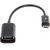 Micro USB OTG Cable Connector Adapter for Android Mobiles Smartphone and Tablet (Black)