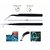 Scorpion Stainless Steel Straight and Curved Tips Tweezers for Mobile, Gadget, Laptop(Black) - Set of 2 Pieces