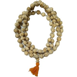                       Hare Krishna Diksha Jaap Mala - Mantra Jaap Mala - Tulsi Beads - Chanting Mala - White Beads Iskcon Mala                                              