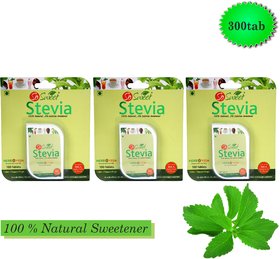 So Sweet Stevia Tablets Sugar Free Natural Sweetener Zero Calorie (Pack of 3) 100 Tablets