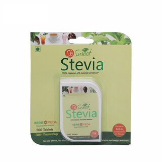 So Sweet Stevia Tablets Sugar Free Natural Sweetener Zero Calorie 500 Tablets