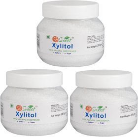 So Sweet Xylitol Natural Sweetener Sugar Free For Diabetes (Pack of 3) 200gm Each