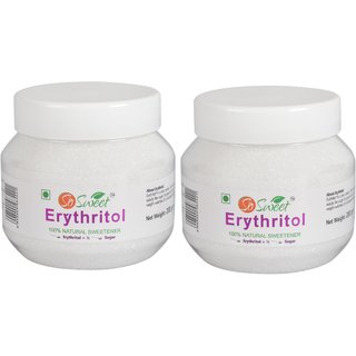                       So Sweet Erythritol Powder Natural Sweetener For Diabetes (Pack of 2) 200gm Each                                              