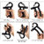 Wrist Support Band with Thumb Loop for Gym With Adjustable Hand Grip Strengthener Hand Gripper Combo