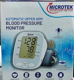 Microtek Automatic upper arm Blood Pressure Monitor with voice broadcast