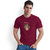 Men 100 Cotton Smile bhaiya ji Printed Regular Fit Round Neck Half Sleeve Mustard T-shirt