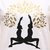 MY LIFE MY YOGA Women's Cotton Regular Fit Warrior White Yoga T-Shirt