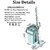 UPKARANWALE Fuchsia flat mop and bucket set Floor Cleaning System( 32  11.5 CM Mop Head)