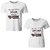 WE2 Cotton Sister Shie's My Princess And Brother He's My Hero Printed White T shirt For Brother and Sister