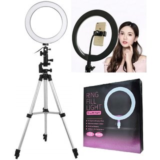 LED Ring Light with 3110 Tripod Phone Holder for Live Streaming Tik...