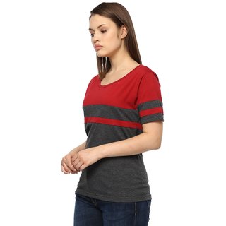 raabta fashion red and grey t-shirt raabta fashion red and grey t-shirt