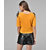 Raabta Fashion Yellow Top Round Nck