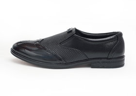 Blackburn Mens Black Slip on Formal Shoes