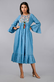 Women Embroded Cotton Dress