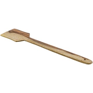                       NAU NIDH ENTERPRISES Handmade Wooden Non-Stick Serving Spoon/ Wooden Serving Solid Turner                                              