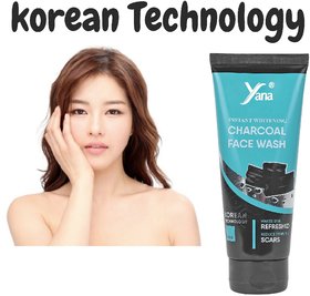 YANA INSTANT WHITENING CHARCOAL FACE WASH / CHARCOAL FACE WASH FOR SCARS FOR WOMEN