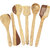 Wooden Spatula And Ladle Set Pack of 6