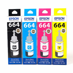 Epson multicolors ink 70 ml Each Bottle Black + Tri Color Combo Pack Ink Bottle ()