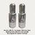 Secular gifts for new moms, Stainless steel feeding bottle with ultra soft smooth flow nipples for babies 250ml x 2