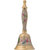 NAU NIDH BRASS BELL WHITE COLOURED Brass Pooja Bell