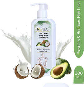 TruNext Coconut Avocado Shampoo, Sulphate Free Coconut Hair Shampoo with No Parabens,300 ml