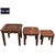 NAU NIDH ENTERPRISES Solid Wood Side Table SET 3 TABLES