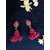 Oxidized Golden Pink StylishJhumki/ Jumka Fashion Earrings Jewellery for Women/Girls Alloy Alloy Jhumki Earring