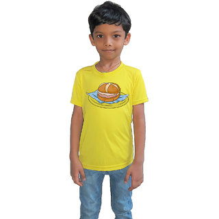                       RISH - Kids Polyester Material bavarian sandwich Printed Design for age 12 - 18 Months - colour Yellow                                              