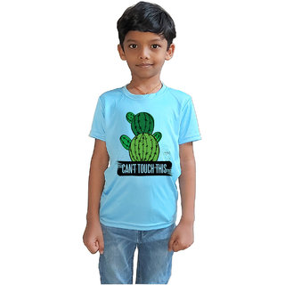                       RISH - Kids Polyester Material cactus cant touch Printed Design for age 12 - 18 Months - colour Blue                                              