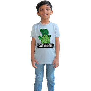                       RISH - Kids Polyester Material cactus cant touch Printed Design for age 2 - 4 Years - colour Grey                                              