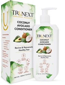 TruNext Coconut and Avocado Conditioner, Paraben Free and No Sulphate Avocado Coconut Oil Conditioner,300 ml