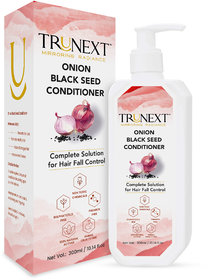 TruNext Onion Black Seed Hair Conditioner, No Sulphate and Paraben Free Blackseed Onion Hair Conditioner,300 ml