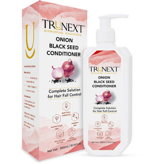 TruNext Onion Black Seed Hair Conditioner, No Sulphate and Paraben Free Blackseed Onion Hair Conditioner,300 ml