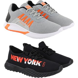Buy Chevit Men s Combo Pack of 02 Shoes for Men Casual Sneakers