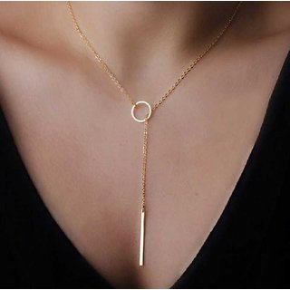 ETHONICA Golden Chain Coin Metal Necklace For Girl