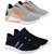 Chevit Stylish & Affordable Combo Pack of 02 Pairs Sneakers Casuals Outdoors For Men (Grey, Blue)