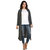 Dovekie Women's Lycra Printed Stripe Shrug