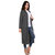 Dovekie Women's Lycra Printed Stripe Shrug