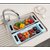 GANESH  Adjustable Dish Drainer Kitchen Rack Fruits/Vegetables Kitchen Rack Pak Of 1 Pcs