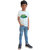 RISH - Kids Polyester Material three parrots Printed Design for age 12 - 18 Months - colour White