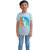RISH - Kids Polyester Material surfing shark Printed Design for age 2 - 4 Years - colour Grey